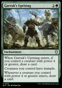 Garruk's Uprising⁣ - Commander: Bloomburrow⁣ (Uncommon)⁣ [219]