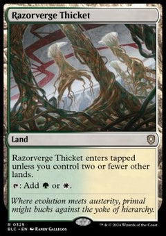 Razorverge Thicket⁣ - Commander: Bloomburrow⁣ (Rare)⁣ [325]