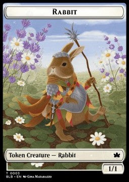 Rabbit Token (W 1/1) // Rabbit Token (W 1/1)⁣ - Bloomburrow: Tokens⁣ (Token)⁣ [T 3/3]
