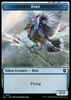 Bird Token (U 2/2) // Fish Token (U 1/1)⁣ - Bloomburrow: Tokens⁣ (Token)⁣ [CT 11/7]