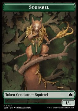 Squirrel Token (G 1/1) // Treasure Token⁣ - Bloomburrow: Tokens⁣ (Token)⁣ [T 23/29]