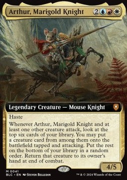 Arthur, Marigold Knight⁣ - Commander: Bloomburrow: Extras⁣ (Mythic)⁣ [41]