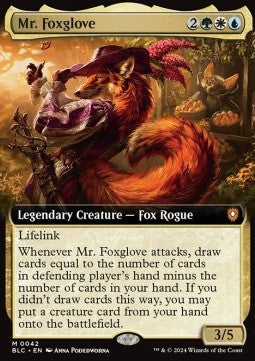 Mr. Foxglove⁣ - Commander: Bloomburrow: Extras⁣ (Mythic)⁣ [42]