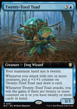 Twenty-Toed Toad⁣ - Commander: Bloomburrow: Extras⁣ (Rare)⁣ [51]