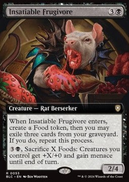 Insatiable Frugivore⁣ - Commander: Bloomburrow: Extras⁣ (Rare)⁣ [53]