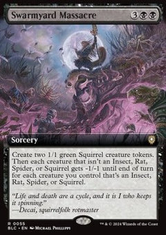 Swarmyard Massacre⁣ - Commander: Bloomburrow: Extras⁣ (Rare)⁣ [55]