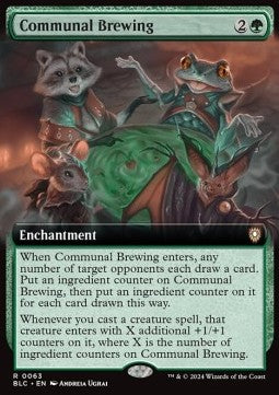 Communal Brewing⁣ - Commander: Bloomburrow: Extras⁣ (Rare)⁣ [63]