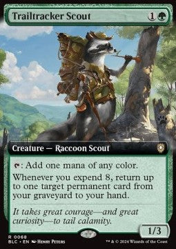 Trailtracker Scout⁣ - Commander: Bloomburrow: Extras⁣ (Rare)⁣ [68]