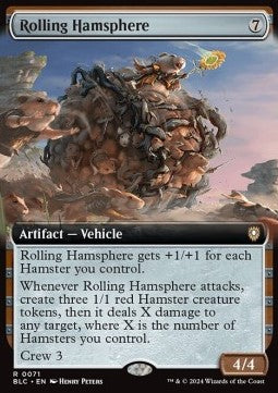 Rolling Hamsphere⁣ - Commander: Bloomburrow: Extras⁣ (Rare)⁣ [71]