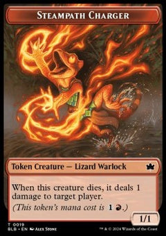 Steampath Charger Token (R 1/1) // Treasure Token⁣ - Bloomburrow: Tokens⁣ (Token)⁣ [T 19/29]