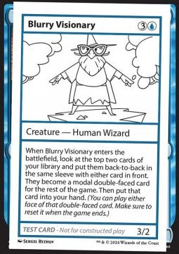 Blurry Visionary⁣ - Mystery Booster 2: Playtest Cards⁣ (Special)