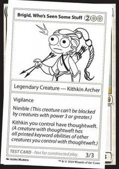 Brigid, Who's Seen Some Stuff⁣ - Mystery Booster 2: Playtest Cards⁣ (Special)