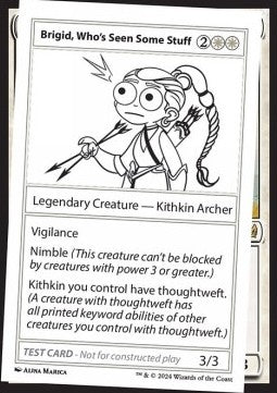 Brigid, Who's Seen Some Stuff⁣ - Mystery Booster 2: Playtest Cards⁣ (Special)