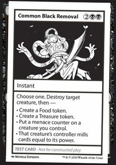 Common Black Removal⁣ - Mystery Booster 2: Playtest Cards⁣ (Special)
