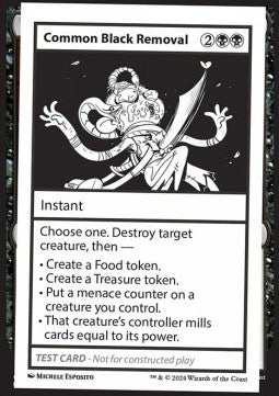 Common Black Removal⁣ - Mystery Booster 2: Playtest Cards⁣ (Special)