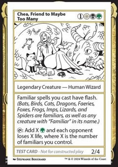 Chea, Friend to Maybe Too Many⁣ - Mystery Booster 2: Playtest Cards⁣ (Special)