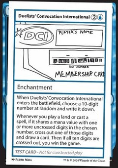 Duelists' Convocation International⁣ - Mystery Booster 2: Playtest Cards⁣ (Special)
