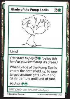 Glade of the Pump Spells⁣ - Mystery Booster 2: Playtest Cards⁣ (Special)