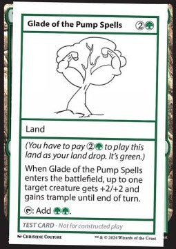 Glade of the Pump Spells⁣ - Mystery Booster 2: Playtest Cards⁣ (Special)