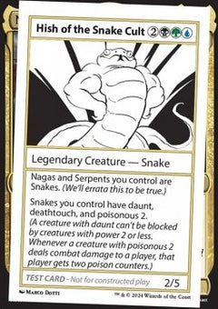 Hish of the Snake Cult⁣ - Mystery Booster 2: Playtest Cards⁣ (Special)