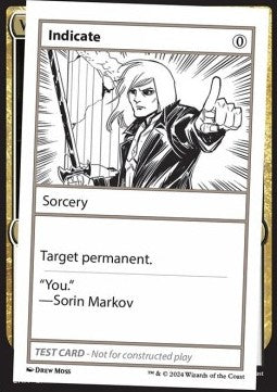 Indicate - Mystery Booster 2: Playtest Cards (Special)