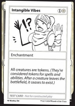 Intangible Vibes⁣ - Mystery Booster 2: Playtest Cards⁣ (Special)