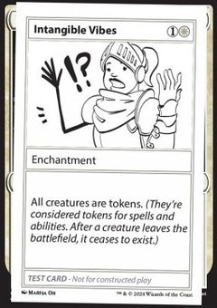 Intangible Vibes⁣ - Mystery Booster 2: Playtest Cards⁣ (Special)