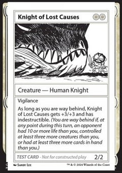 Knight of Lost Causes⁣ - Mystery Booster 2: Playtest Cards⁣ (Special)