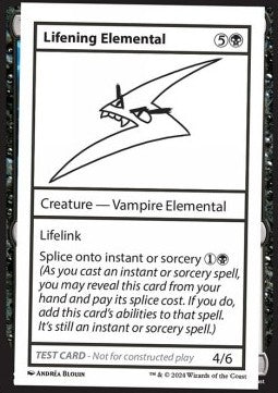 Lifening Elemental⁣ - Mystery Booster 2: Playtest Cards⁣ (Special)