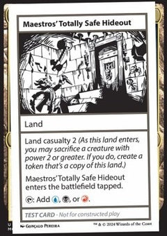 Maestros' Totally Safe Hideout⁣ - Mystery Booster 2: Playtest Cards⁣ (Special)