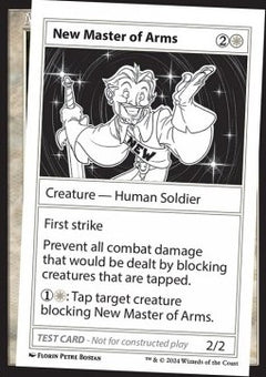 New Master of Arms⁣ - Mystery Booster 2: Playtest Cards⁣ (Special)