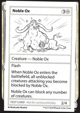 Noble Ox⁣ - Mystery Booster 2: Playtest Cards⁣ (Special)