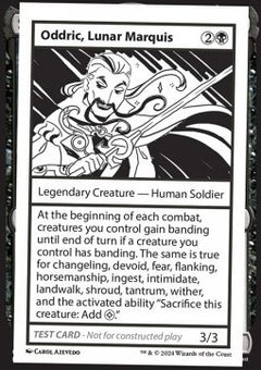 Oddric, Lunar Marquis⁣ - Mystery Booster 2: Playtest Cards⁣ (Special)