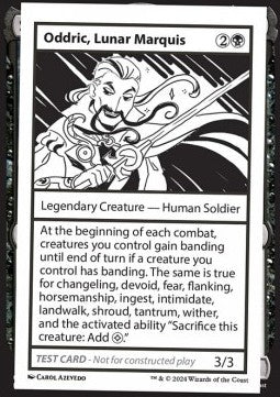Oddric, Lunar Marquis⁣ - Mystery Booster 2: Playtest Cards⁣ (Special)