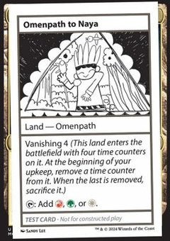 Omenpath to Naya⁣ - Mystery Booster 2: Playtest Cards⁣ (Special)