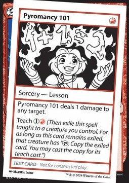 Pyromancy 101 - Mystery Booster 2: Playtest Cards (Special)