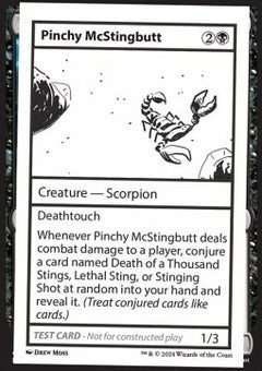 Pinchy McStingbutt⁣ - Mystery Booster 2: Playtest Cards⁣ (Special)