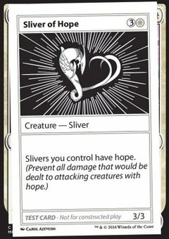Sliver of Hope⁣ - Mystery Booster 2: Playtest Cards⁣ (Special)