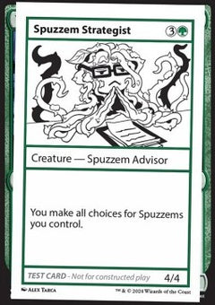 Spuzzem Strategist⁣ - Mystery Booster 2: Playtest Cards⁣ (Special)
