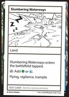 Slumbering Waterways⁣ - Mystery Booster 2: Playtest Cards⁣ (Special)