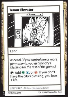 Temur Elevator⁣ - Mystery Booster 2: Playtest Cards⁣ (Special)