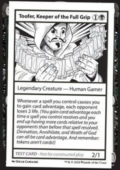 Toofer, Keeper of the Full Grip⁣ - Mystery Booster 2: Playtest Cards⁣ (Special)