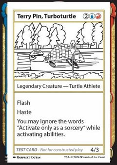 Terry Pin, Turboturtle⁣ - Mystery Booster 2: Playtest Cards⁣ (Special)