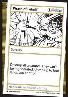 Wrath of Leknif - Mystery Booster 2: Playtest Cards (Special)