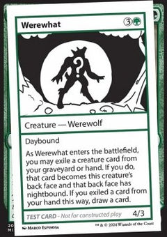 Werewhat⁣ - Mystery Booster 2: Playtest Cards⁣ (Special)