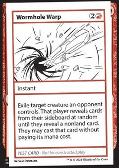 Wormhole Warp - Mystery Booster 2: Playtest Cards (Special)