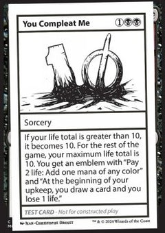 You Compleat Me⁣ - Mystery Booster 2: Playtest Cards⁣ (Special)