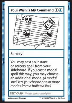 Your Wish is My Command⁣ - Mystery Booster 2: Playtest Cards⁣ (Special)