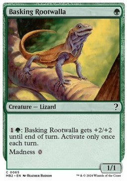 Basking Rootwalla⁣ - Mystery Booster 2⁣ (Common)⁣ [65]