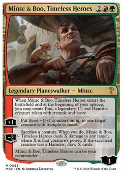 Minsc & Boo, Timeless Heroes - Mystery Booster 2 (Mythic) [MB2-88]